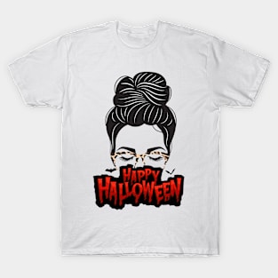 Halloween Day 2021 Funny Halloween Couple Costume For Women, Men, Halloween Day Gift, Lazy Halloween Costume, Last Minutes Halloween Costume T-Shirt